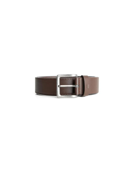  Bershka Wide Leather Effect Belt In Brown 