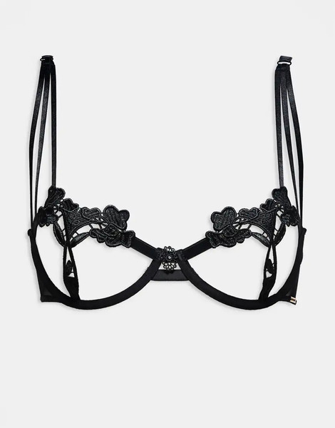  Bluebella Nova Wired Bra In Black 