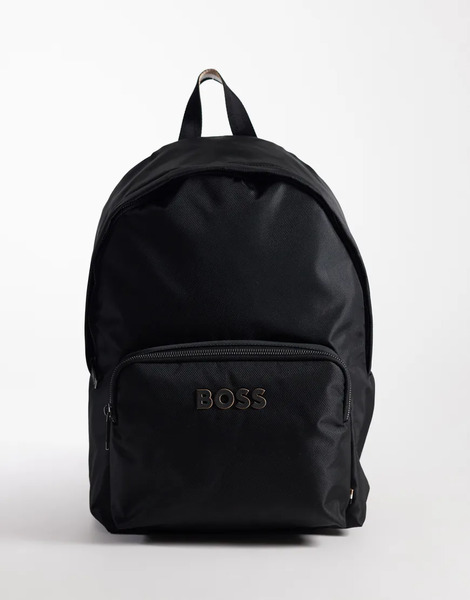  Boss Catch Tonal Logo Backpack In Black 