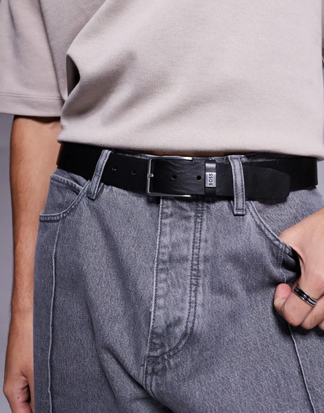  Boss Erman Belt In Black 