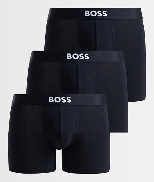  Boss One 3 Pack Boxer Briefs In Black 