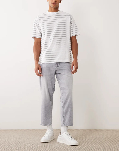  Hugo Boss Relaxed Fit Denim Jeans In Medium Grey 