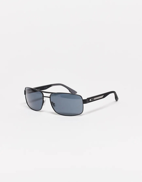  Boss Navigator Sunglasses In Matte Black 