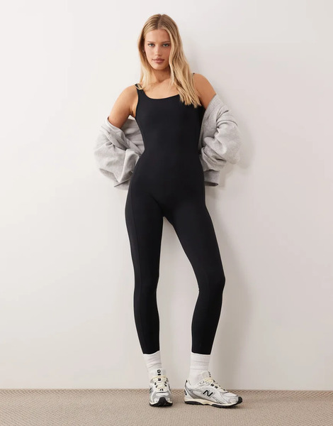  Bo+tee Low Back Jumpsuit In Black 
