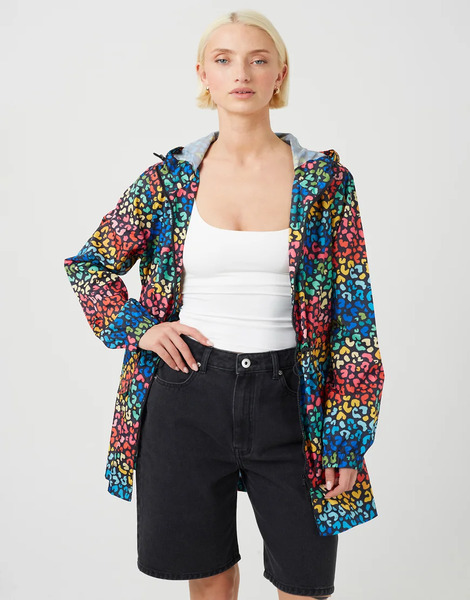  Brave Soul Lightweight Showerproof Jacket In Multi 