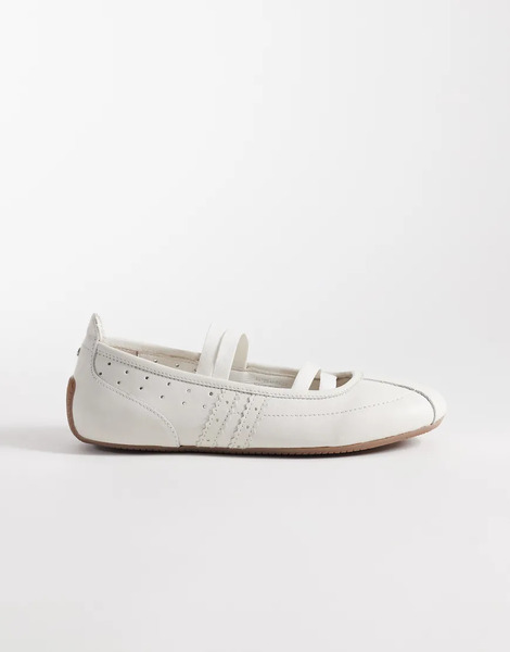  Bronx Zenday A Ballet Flats In Off White 