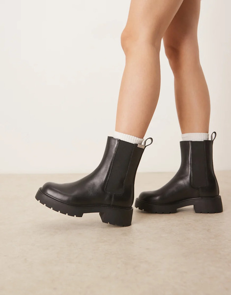  Calvin Klein Chunky Chelsea Boots In Black 