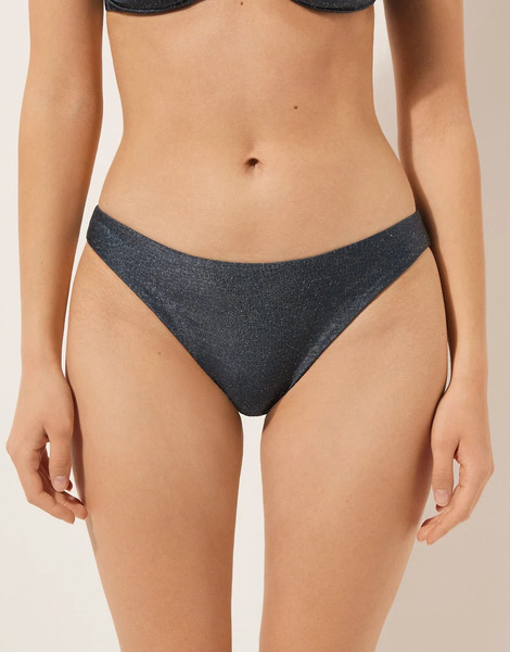  Calzedonia Bikini Bottoms Glowing Python In Blue Python 