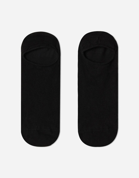  Calzedonia Unisex No Show Socks In Black 