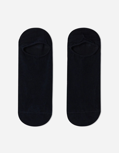  Calzedonia Unisex No Show Socks In Blue 