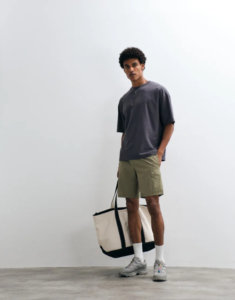  Capo Utility Tech Cargo Short In Olive Green 