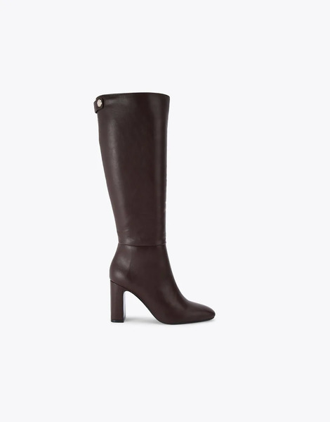  Carvela Jackpot Knee Boots In Dark Brown 
