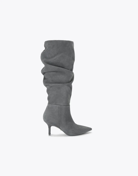  Carvela Spirit Slouch Boot Knee Boots In Grey 