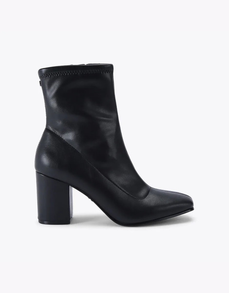  Carvela Strut Mid Ankle Boots In Black 