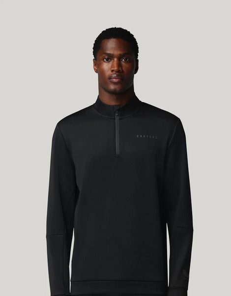  Castore Flex 1/4 Zip Sweatshirt In Black 
