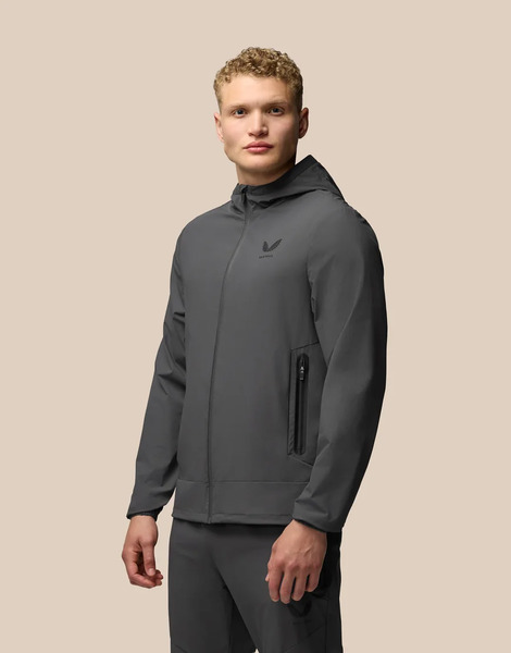  Castore Lightweight Flex Jacket In Dark Grey 