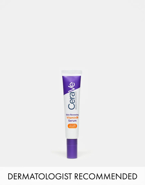  Cerave Skin Renewing 10% Pure Vitamin C Serum With Ceramides For Brighter & Smoother Skin 30ml No Colour 