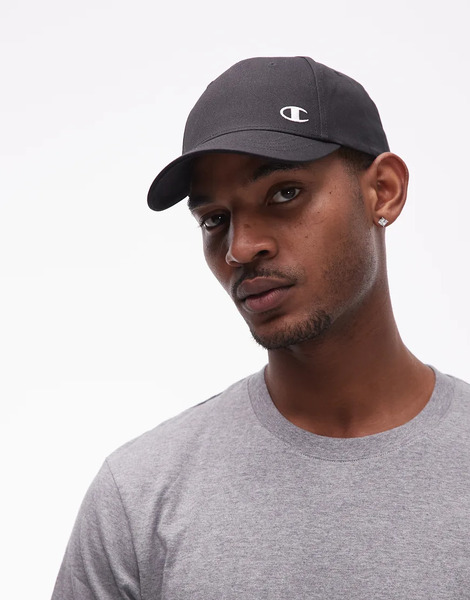  Champion Baseball Cap In Black 