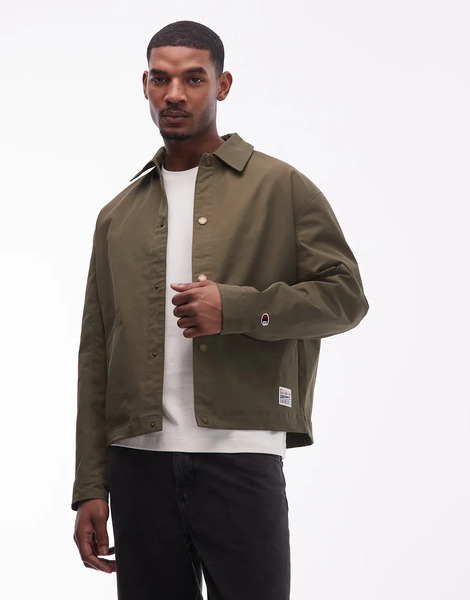  Champion Woven Jacket In Green 
