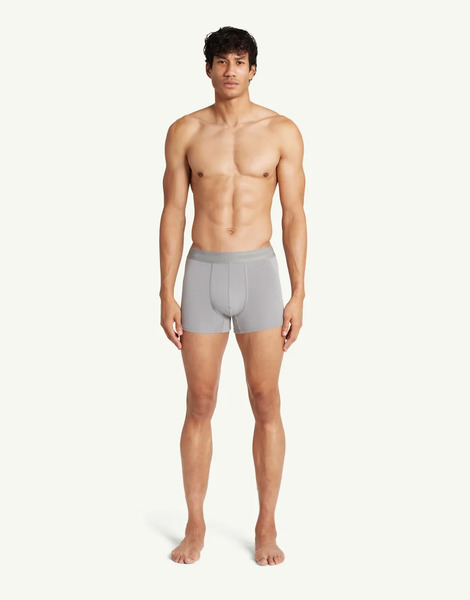  Che Studios 3 Pack Boxer Trunks With Tonal Waistband In Stone Grey 