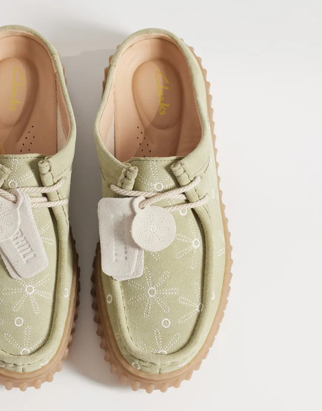  Clarks Torhill Mule In Sage Green 