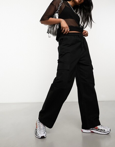  Collusion Cargo Trouser In Black 