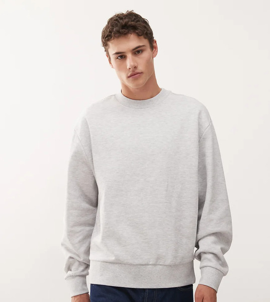  Collusion Sweatshirt In Grey Marl 