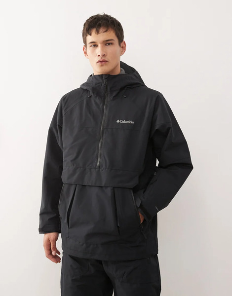  Columbia Coreshot Ski Shell Anorak In Black 