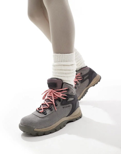  Columbia Newton Ridge Plus Waterproof Amped Boots In Grey 