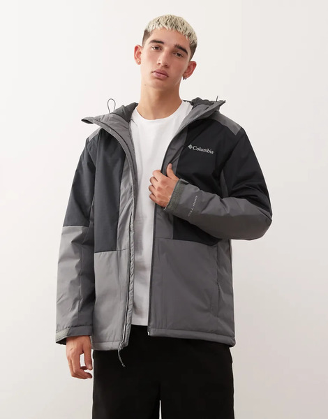  Columbia Point Park Ii Insulated Coat In Grey 