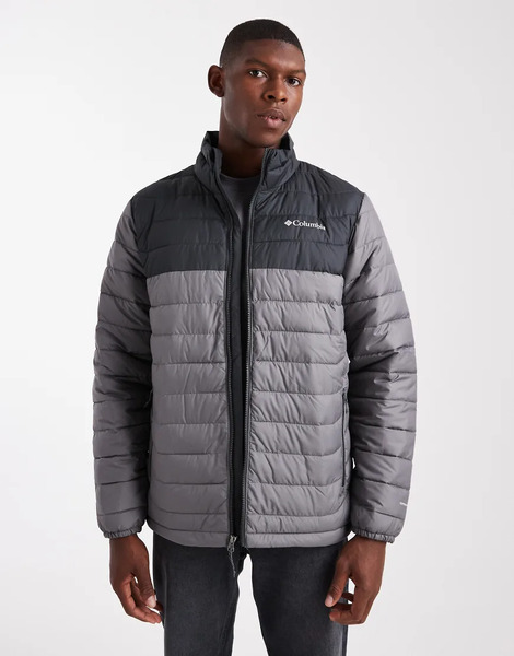  Columbia Powder Lite Ii Jacket In Grey 