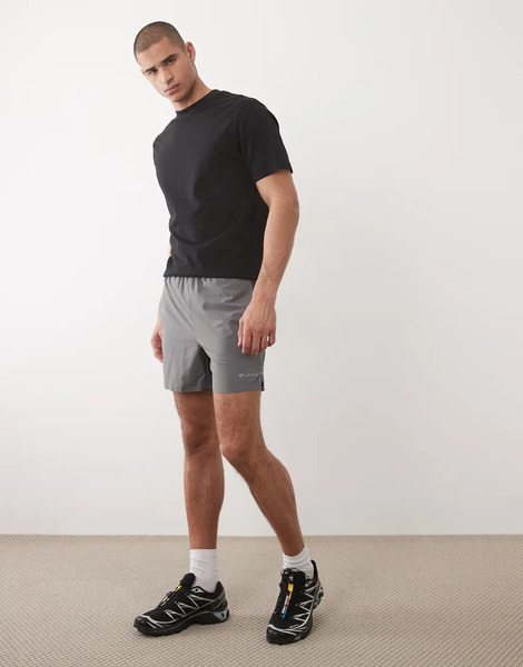  Columbia Stealth Spring Lined Shorts In Grey 