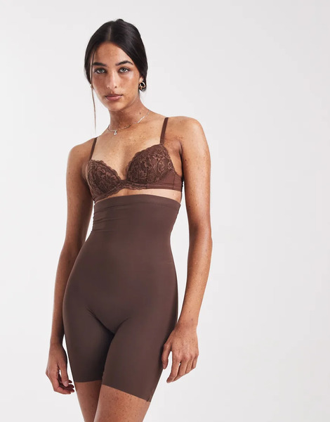  Commando Classic Contol High Waisted Short In Mocha   Brown 