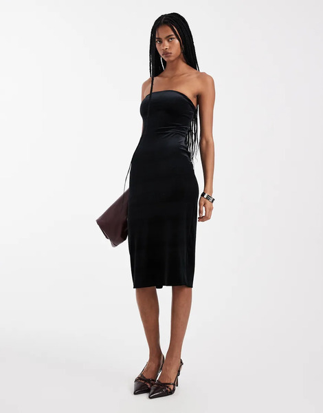  Commando Midi Dress In Black 