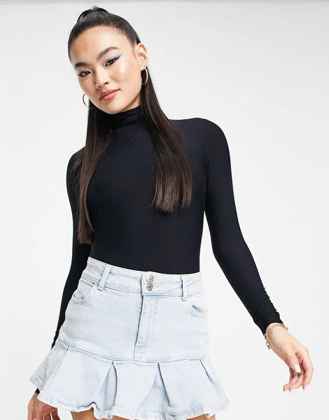  Commando Turtleneck Bodysuit In Black 