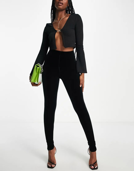  Commando Velvet Perfect Control Leggings In Black 