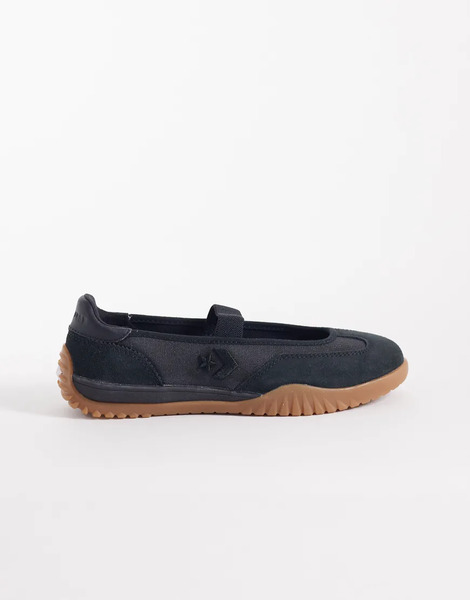  Converse Run Star Ballet Flats In Black 