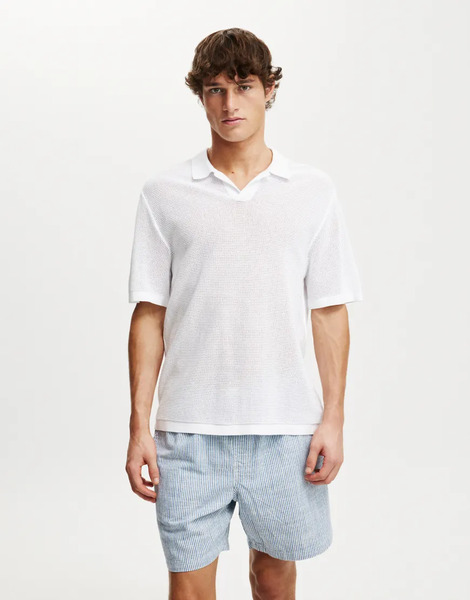  Cotton On Easy Short In Blue Stripe 