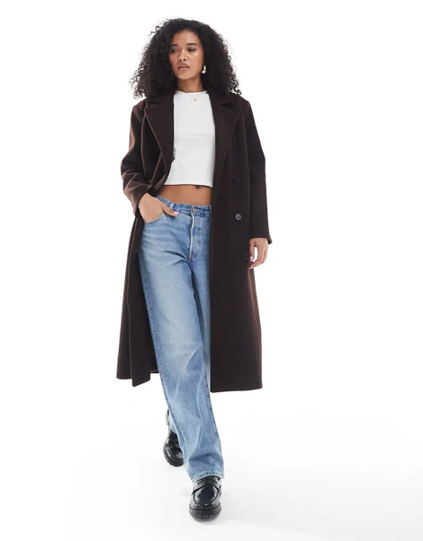  Cotton On Harrison Tailored Coat In Brown 