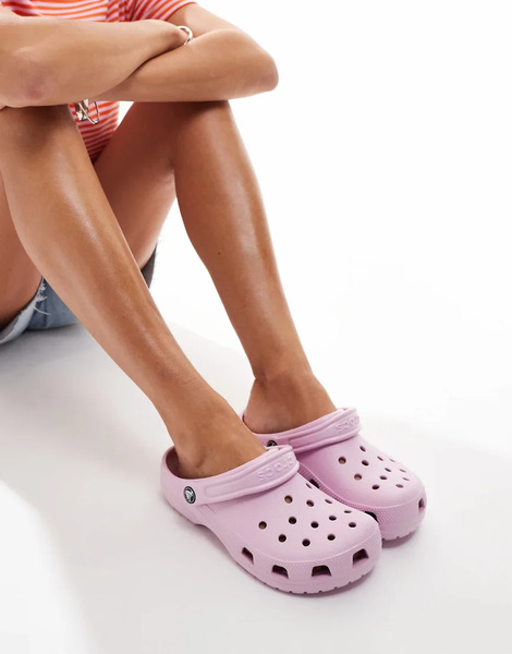  Crocs Classic Clogs In Ballerina Pink 
