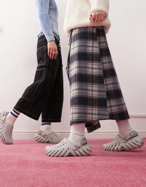  Crocs Echo Clog In Atmosphere Grey 