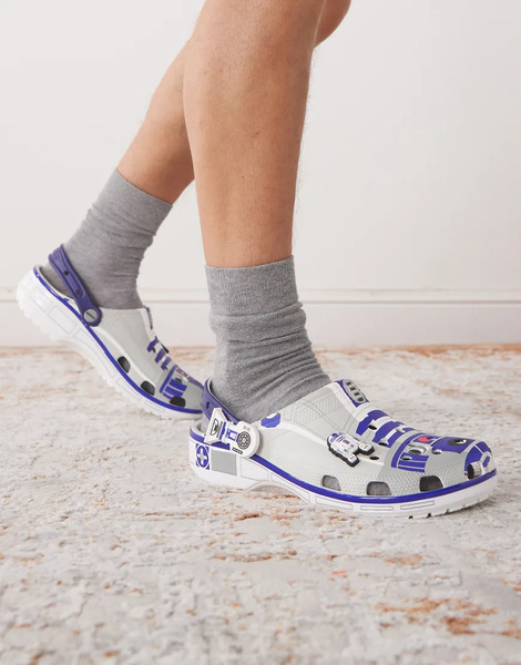  Crocs Star Wars R2d2 Classic Clog In Grey 