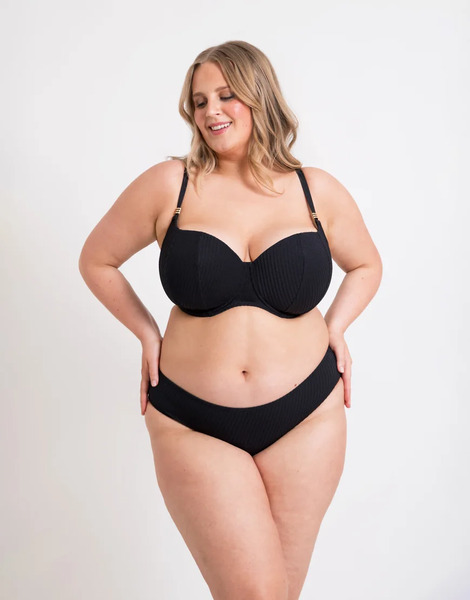  Curvy Kate Jet Set Fuller Bust Bikini Brief In Black 