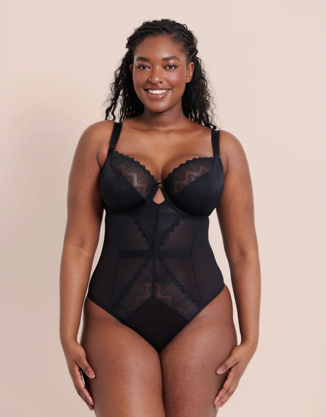  Curvy Kate Wild One Balcony Body Fuller Bust In Black 