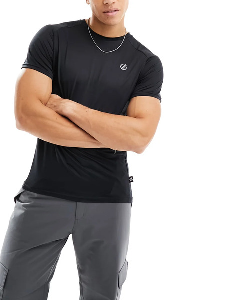  Dare2b Accelerate Lightweight Wicking T Shirt In Black 