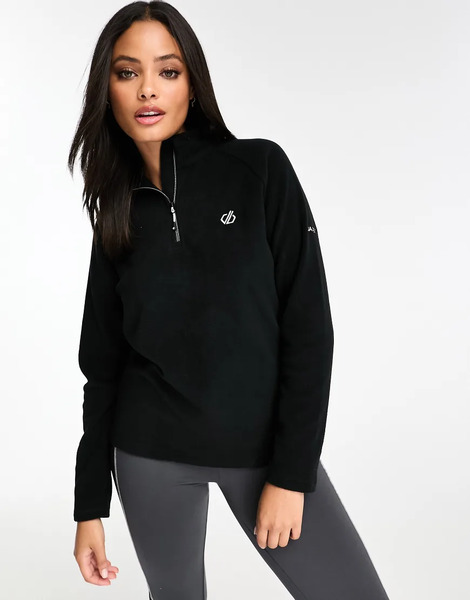  Dare2b 1/4 Length Zip Fleece In Black 