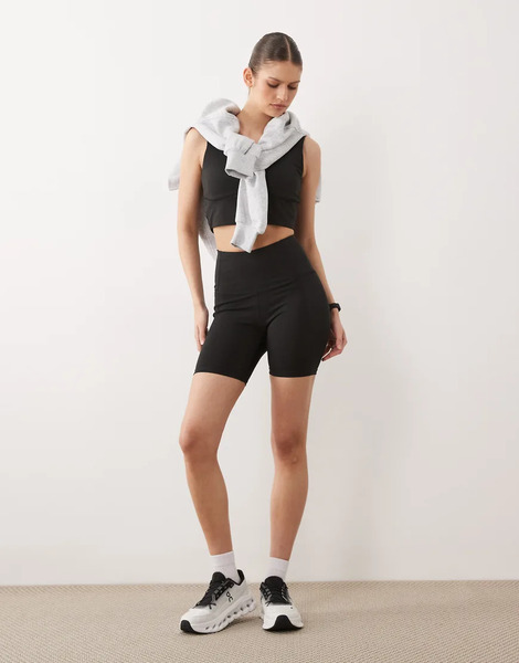  Dare 2b High Waisted Refresh Shorts In Black 