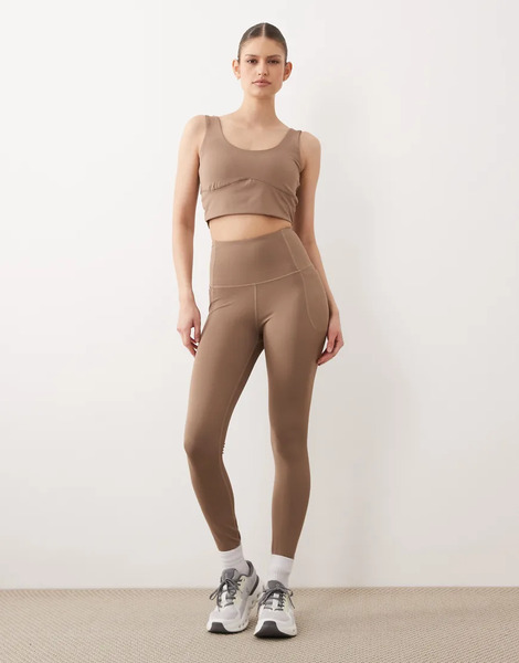  Dare 2b Quick Dry Refresh Leggings In Pine Bark Neutral 