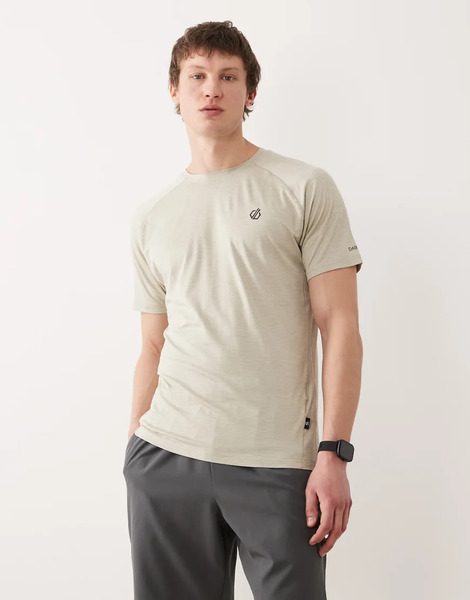  Dare 2b Reflective Lightweight Persist T Shirt In Abbeystone Neutral 