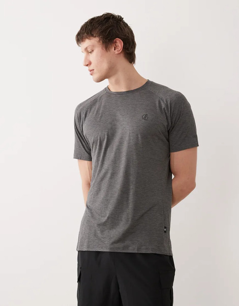  Dare 2b Reflective Lightweight Persist T Shirt In Magnet Grey 